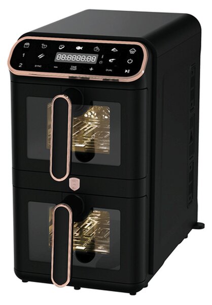 Horkovzdušná fritéza digitální dvojitá 5,5+5,5 L Black Rose Collection