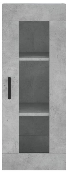 Skříň highboard betonově šedá 34,5x34x180 cm kompozitní dřevo 3199437