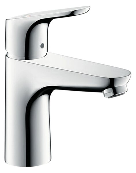 Hansgrohe Focus Páková umyvadlová baterie 100 CoolStart s odtokovou soupravou s táhlem, chrom 31621000
