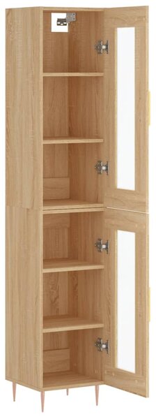 Skříň highboard dub sonoma 34,5 x 34 x 180 cm kompozitní dřevo 3199420