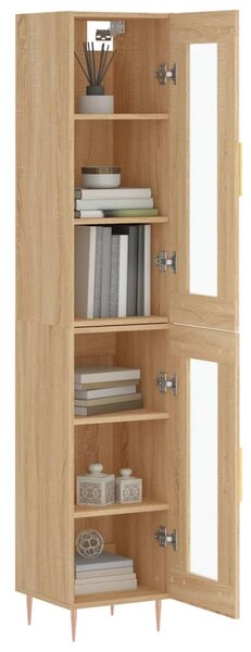 Skříň highboard dub sonoma 34,5 x 34 x 180 cm kompozitní dřevo 3199420