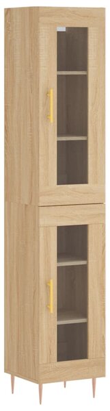 Skříň highboard dub sonoma 34,5 x 34 x 180 cm kompozitní dřevo 3199420