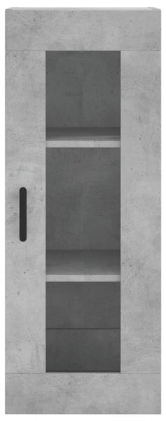 Skříň highboard betonově šedá 34,5x34x180 cm kompozitní dřevo 3199501