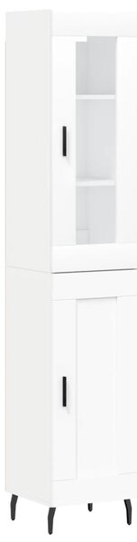 Skříň highboard bílá 34,5 x 34 x 180 cm kompozitní dřevo 3199505