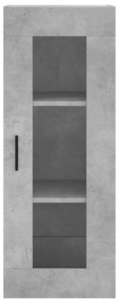 Skříň highboard betonově šedá 34,5x34x180 cm kompozitní dřevo 3199509