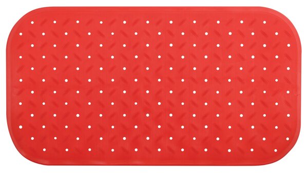 MSV protiskluzová podložka do vany CLASS Premium, červená, SBS kaučuk, 36 x 76 cm