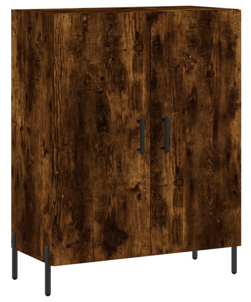 Skříň highboard kouřový dub 69,5 x 34 x 180 cm kompozitní dřevo 3199566