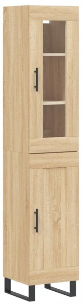 Skříň highboard dub sonoma 34,5 x 34 x 180 cm kompozitní dřevo 3199516