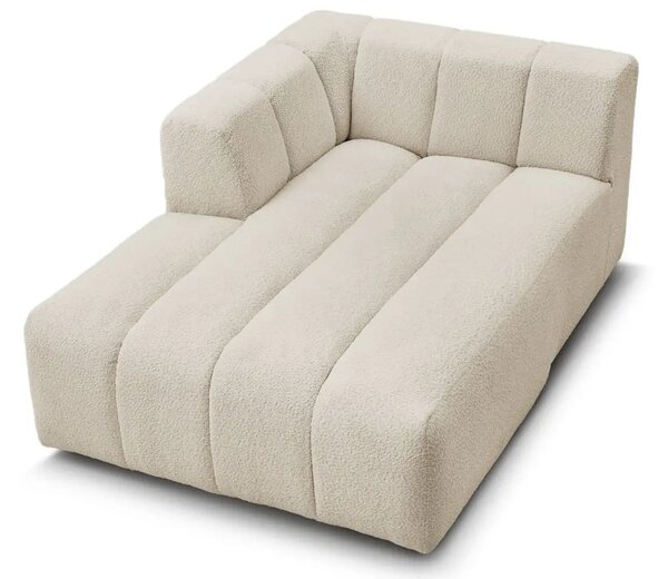 Bobochic Paris Béžová bouclé lenoška Annecy 170 cm, levá