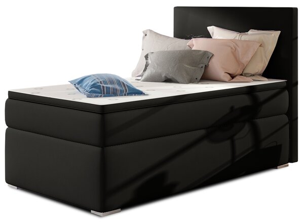 Eltap Čalouněná postel Rocco s úložným prostorem 90x200cm Materiál a barva potahu: Sawana 05 - šedá, Rozměr: 90x200