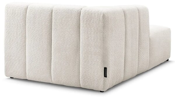 Bobochic Paris Bílá bouclé lenoška Annecy 170 cm, levá