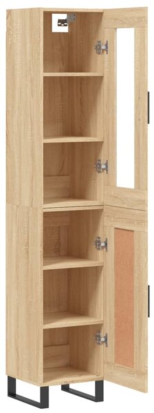 Skříň highboard dub sonoma 34,5 x 34 x 180 cm kompozitní dřevo 3199516