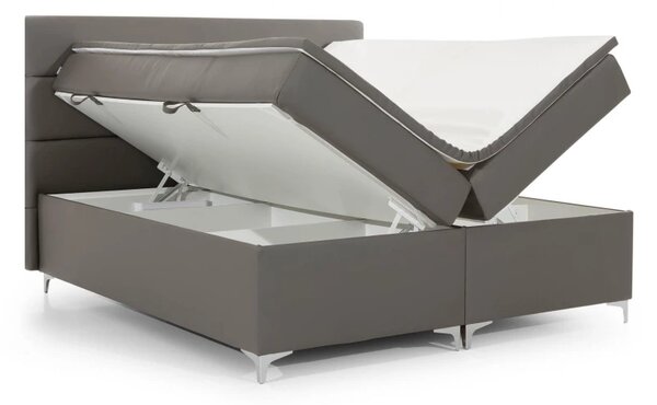 Postel Boxspring Amadeus 200x180, béžová (látka - bao 14)