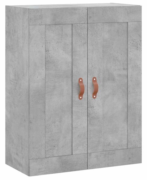 Skříň highboard betonově šedá 69,5x34x180 cm kompozitní dřevo 3199597