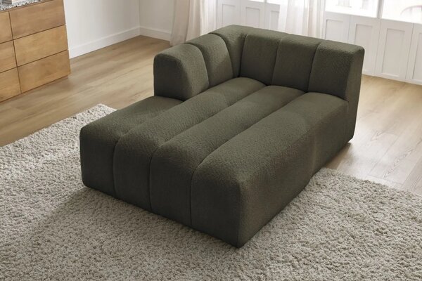 Bobochic Paris Zelená bouclé lenoška Annecy 170 cm, levá