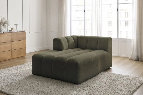 Bobochic Paris Zelená bouclé lenoška Annecy 170 cm, levá