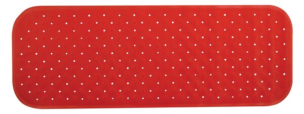 MSV protiskluzová podložka do vany CLASS Premium, červená, SBS kaučuk, 36 x 97 cm