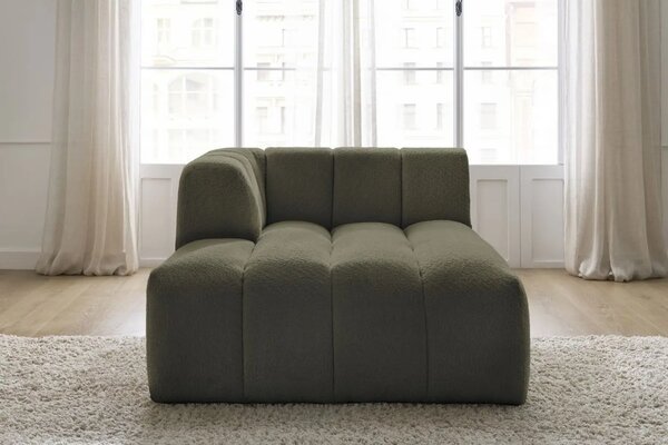 Bobochic Paris Zelená bouclé lenoška Annecy 170 cm, levá