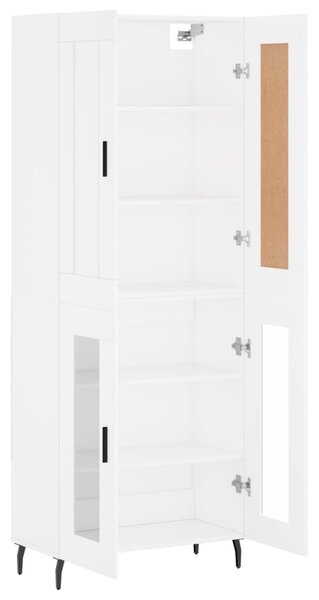 Skříň highboard bílá 69,5 x 34 x 180 cm kompozitní dřevo 3199633