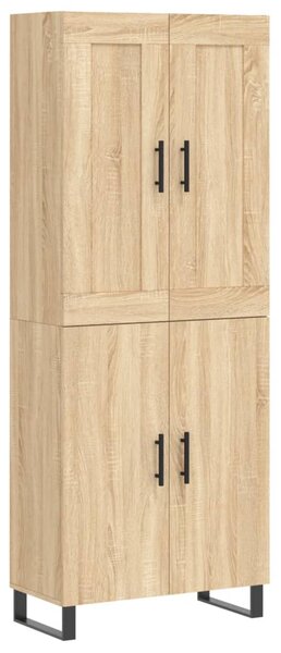 Skříň highboard dub sonoma 69,5 x 34 x 180 cm kompozitní dřevo 3199580