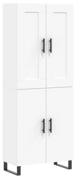 Skříň highboard bílá 69,5 x 34 x 180 cm kompozitní dřevo 3199577