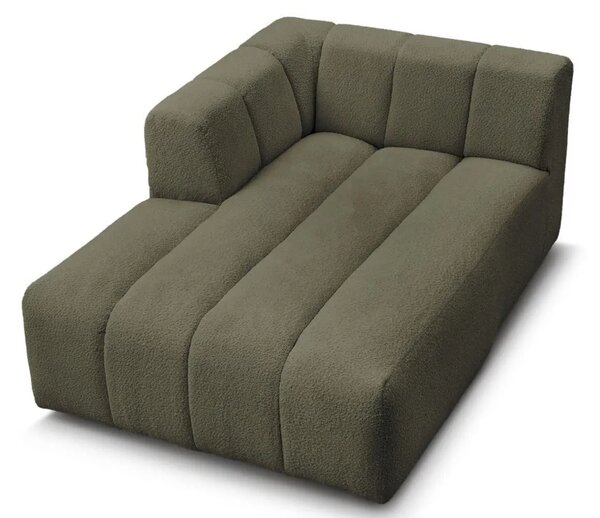 Bobochic Paris Zelená bouclé lenoška Annecy 170 cm, levá