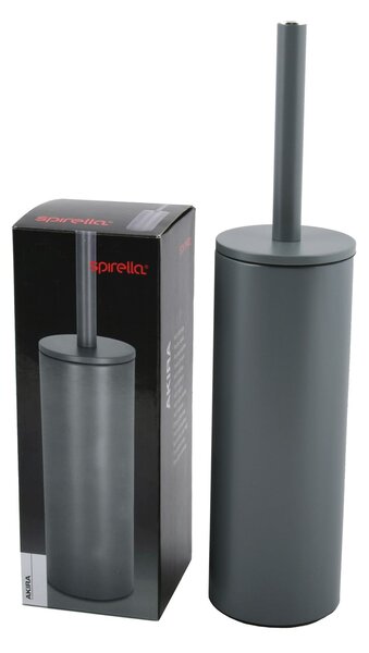 Spirella WC štětka AKIRA, matná šedá ocel