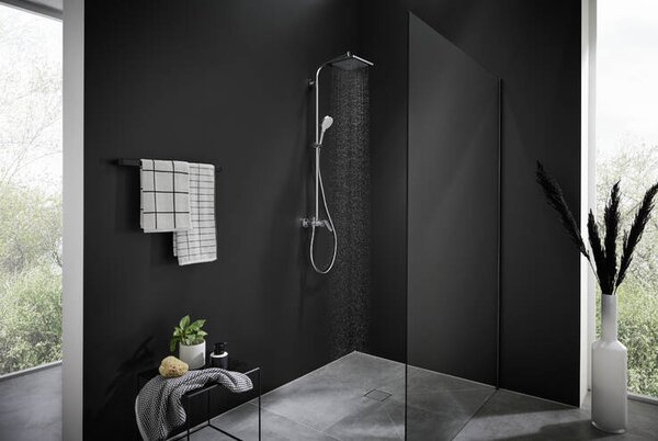 Hansgrohe Crometta E Showerpipe 240 1jet s pákovou baterií, chrom 27284000