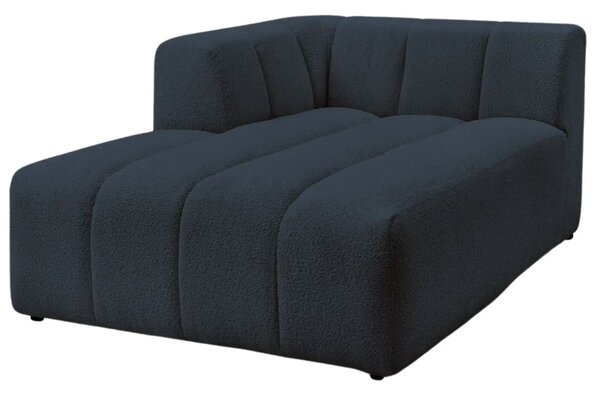 Bobochic Paris Tmavě modrá bouclé lenoška Annecy 170 cm, levá