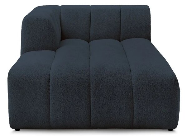 Bobochic Paris Tmavě modrá bouclé lenoška Annecy 170 cm, levá