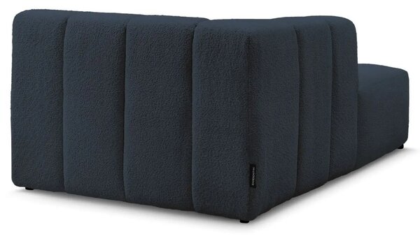Bobochic Paris Tmavě modrá bouclé lenoška Annecy 170 cm, levá