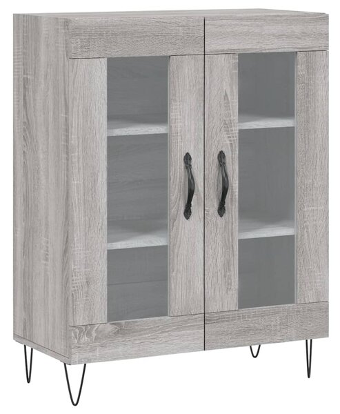 Skříň highboard šedá sonoma 69,5 x 34 x 180 cm kompozitní dřevo 3199655