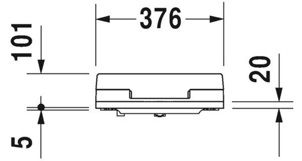 Duravit SensoWash Slim - Bidetové sedátko, bílá 611500002304300