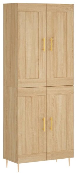 Skříň highboard dub sonoma 69,5 x 34 x 180 cm kompozitní dřevo 3199676