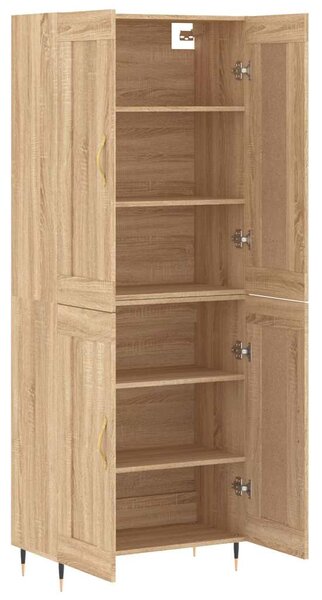 Skříň highboard dub sonoma 69,5 x 34 x 180 cm kompozitní dřevo 3199668