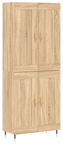 Skříň highboard dub sonoma 69,5 x 34 x 180 cm kompozitní dřevo 3199668
