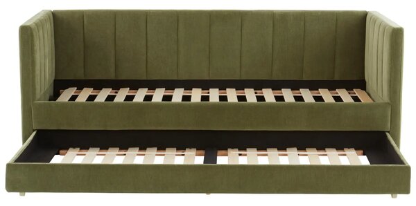 Jotex Zelená rozkládací postel BOLINA 90 x 200 cm