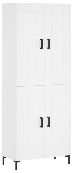 Skříň highboard bílá 69,5 x 34 x 180 cm kompozitní dřevo 3199681
