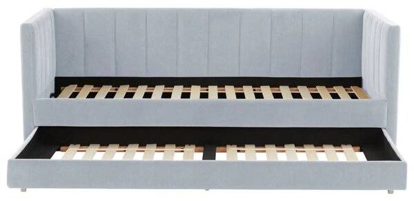 Jotex Světle modrá rozkládací postel BOLINA 90 x 200 cm