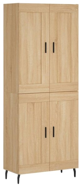 Skříň highboard dub sonoma 69,5 x 34 x 180 cm kompozitní dřevo 3199700