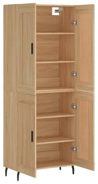 Skříň highboard dub sonoma 69,5 x 34 x 180 cm kompozitní dřevo 3199700