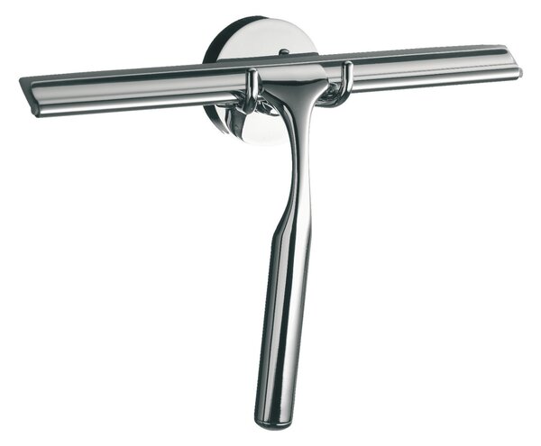Emco System 2 - Stěrka na vodu do sprchového koutu s držákem na zeď, chrom 353400100