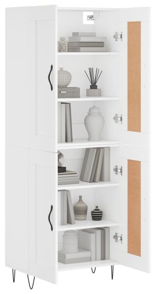 Skříň highboard bílá 69,5 x 34 x 180 cm kompozitní dřevo 3199713