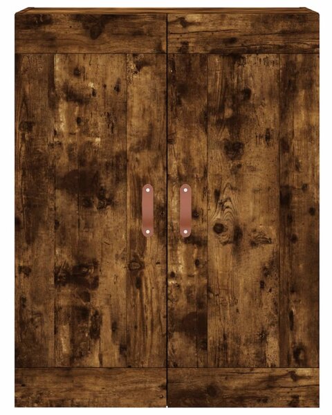 Skříň highboard kouřový dub 69,5 x 34 x 180 cm kompozitní dřevo 3199726