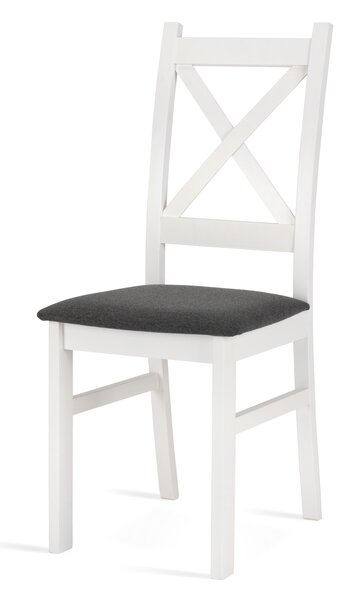Jídelní sestava INTER stůl 120x80 + 4 židle bílá
