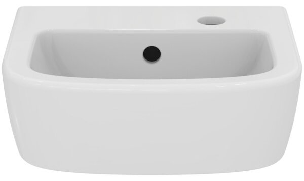 Ideal Standard Tempo - Umyvátko 350x300 mm, otvor vpravo, s přepadem, bílá T059701