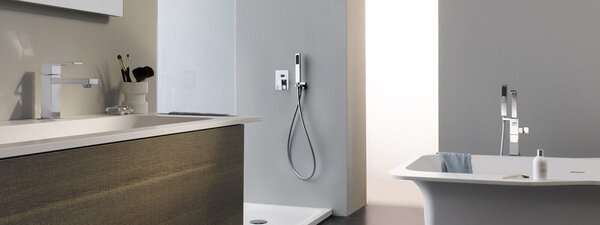 Teorema Pillar - Umyvadlová baterie s odtokovou garniturou, chrom 8G301