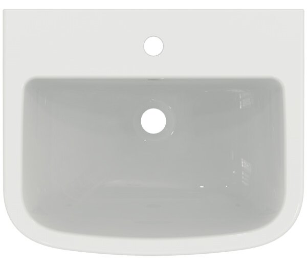 Ideal Standard Tempo - Umyvadlo 550x450 mm, s přepadem, bílá T058601