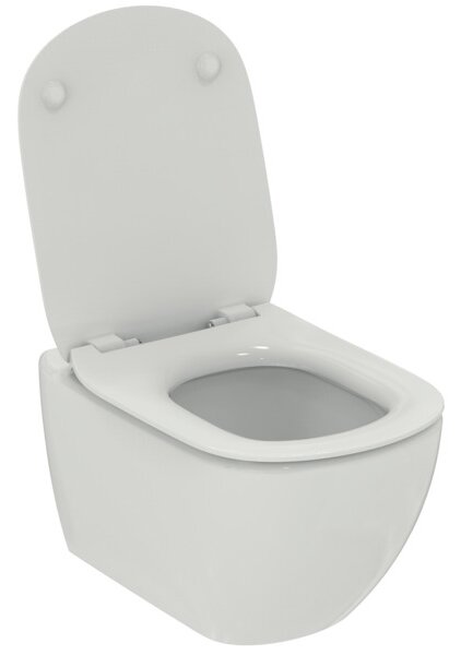 Ideal Standard Tesi - SET Závěsné WC s AQUABLADE® + sedátko ultra ploché Soft-Close, bílá T354601