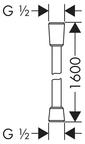 Hansgrohe RainSelect SET, černá - chrom